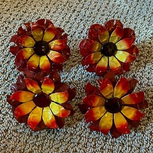 Pier 1 vintage autumn napkin rings - set of 4